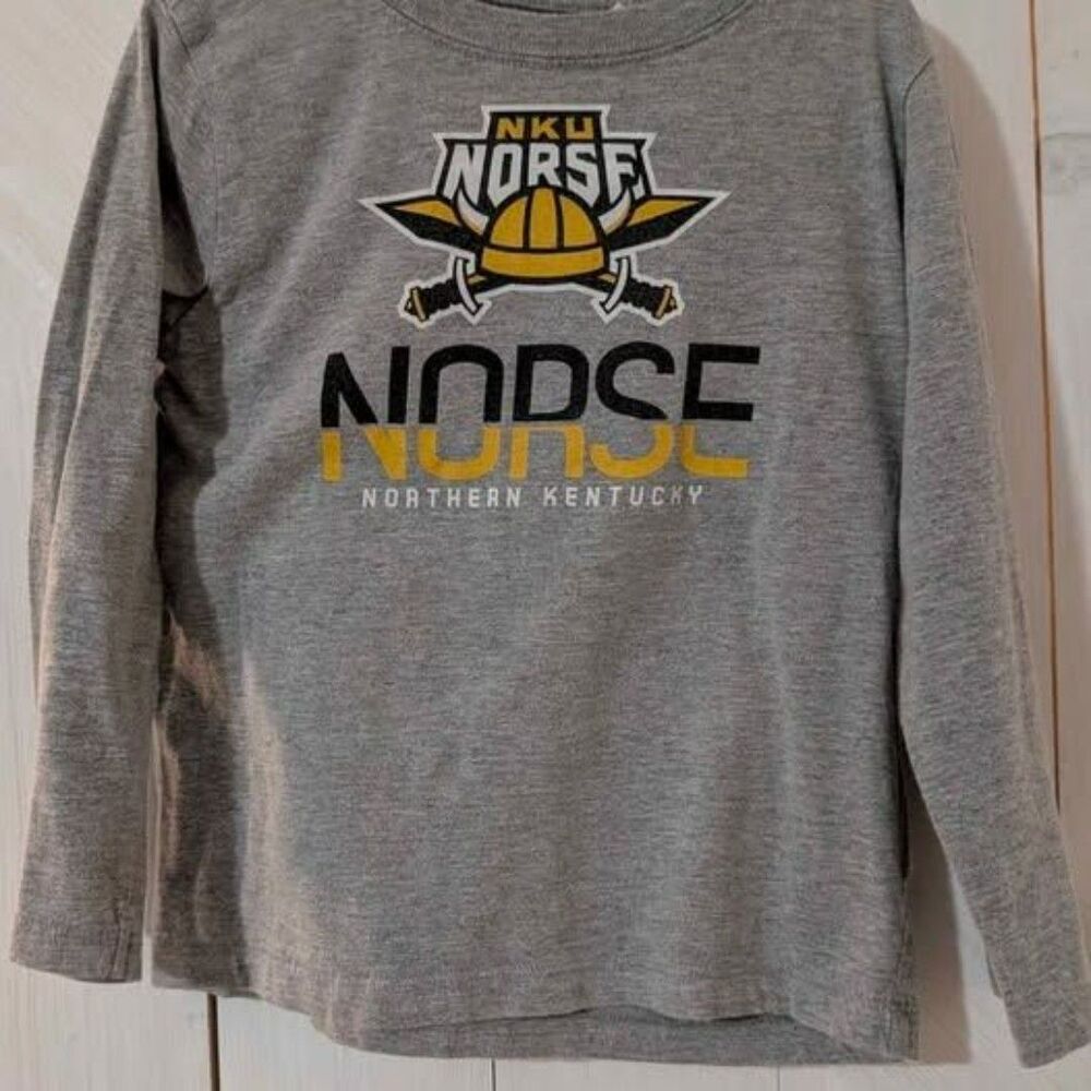 NKU Norse Youth Size 3T, 4T Long Sleeve Shirt
